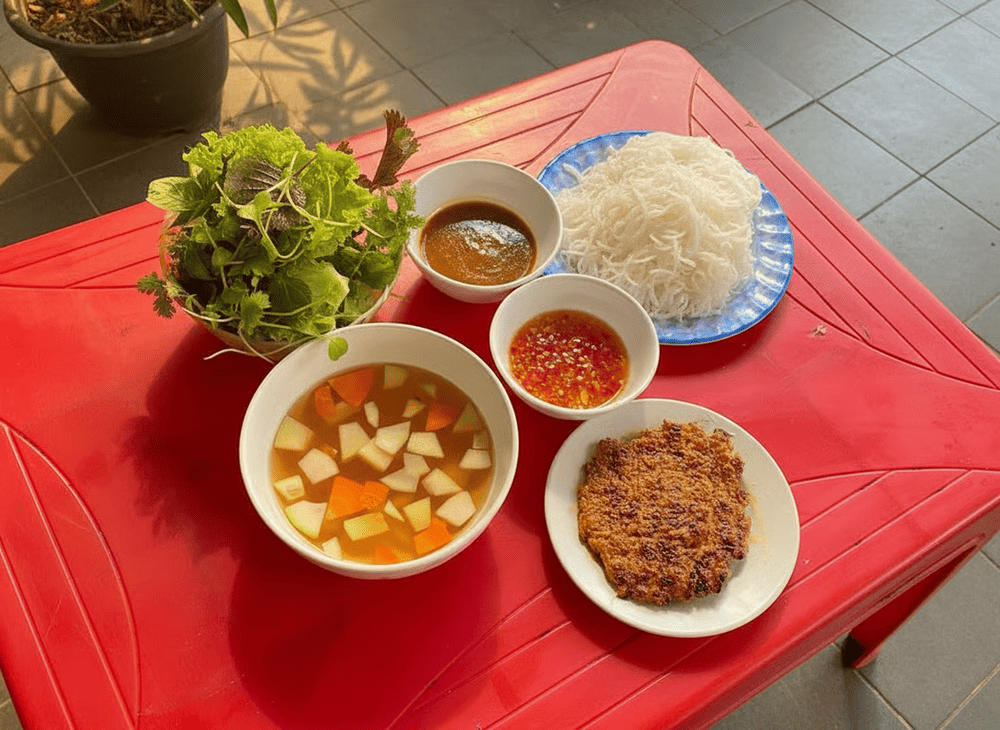 B&uacute;n chả nướng Nghệ An